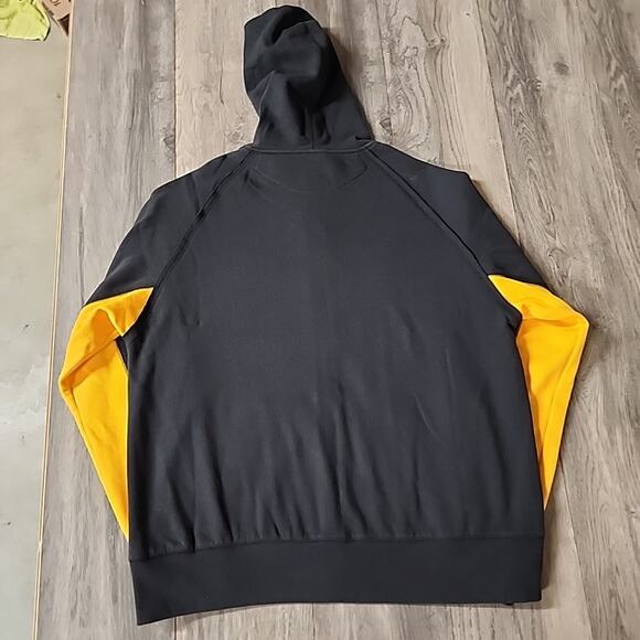 VTG Reebok Pittsburgh Steelers NFL Pullover Hoodie 2XL Black Sweatshirt - Picture 5 of 5